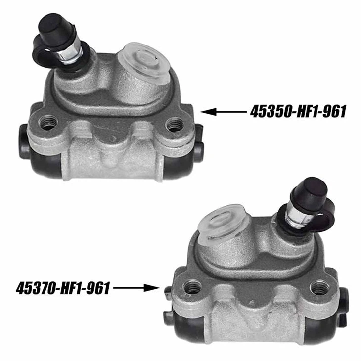 45350-HF1-961（Blaen-Dde)&45370-HF1-961(Blaen-Chwith) Silindr Olwyn Brake ATV Ar gyfer 1990-1997 Honda TRX200/TRX200D {{9 }} Honda TRX200SX